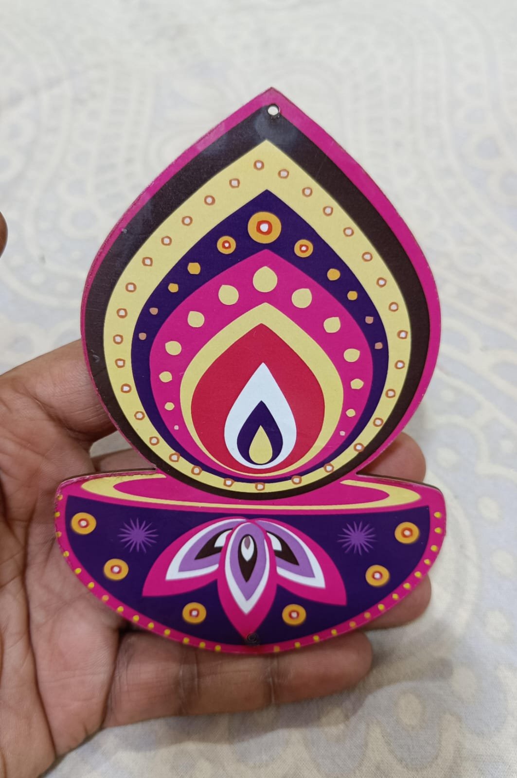 MDF Diya (5inch) -10pc