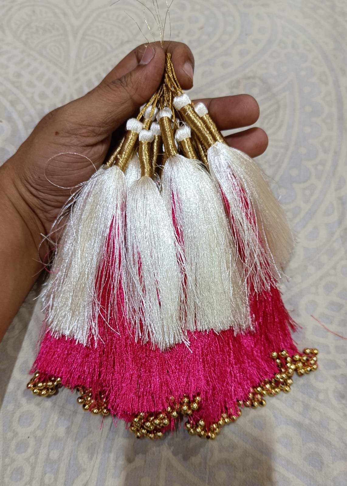 Moti Tassel Latkan (6inch) -5pc