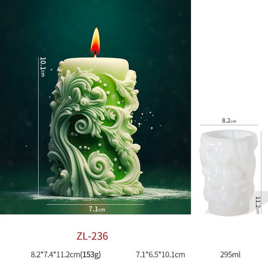Silicon Candle Mould (ZL236) - 1pc