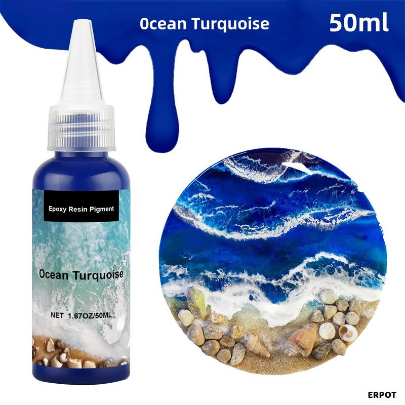 Epoxy Resin Pigment Ocean Turquoise 50ml (ERPOT)