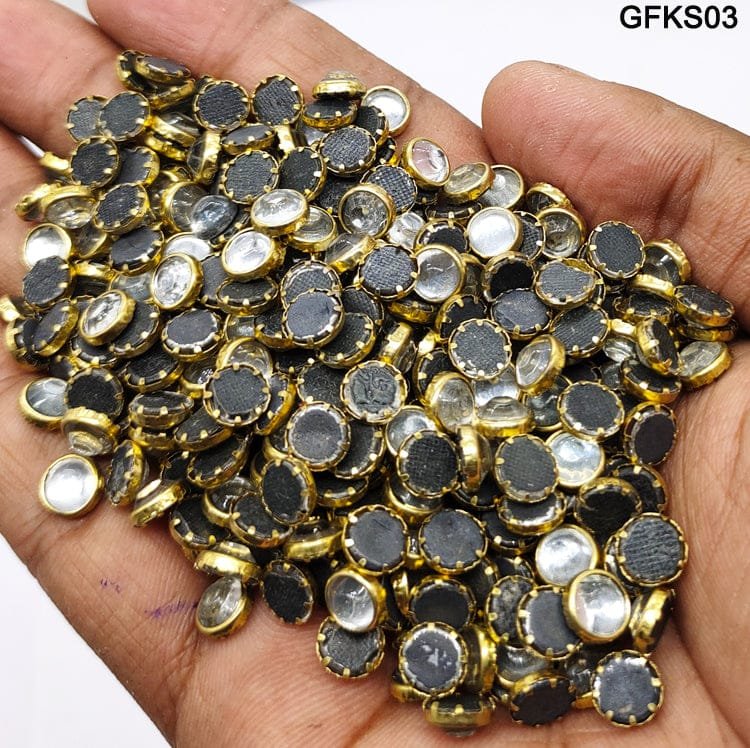 Kundan Beads 5mm - 50grm