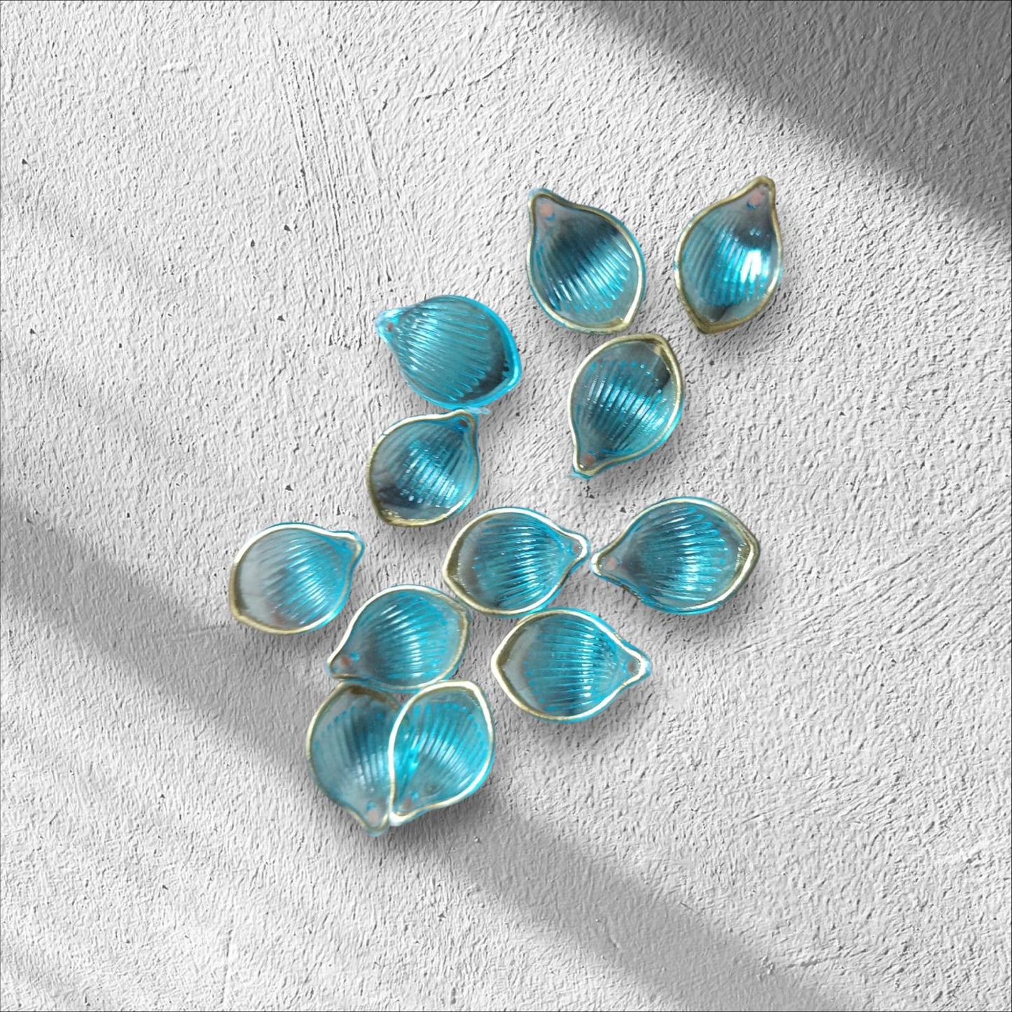 Blue Coconut Leaf Petals