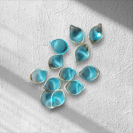 Blue Coconut Leaf Petals