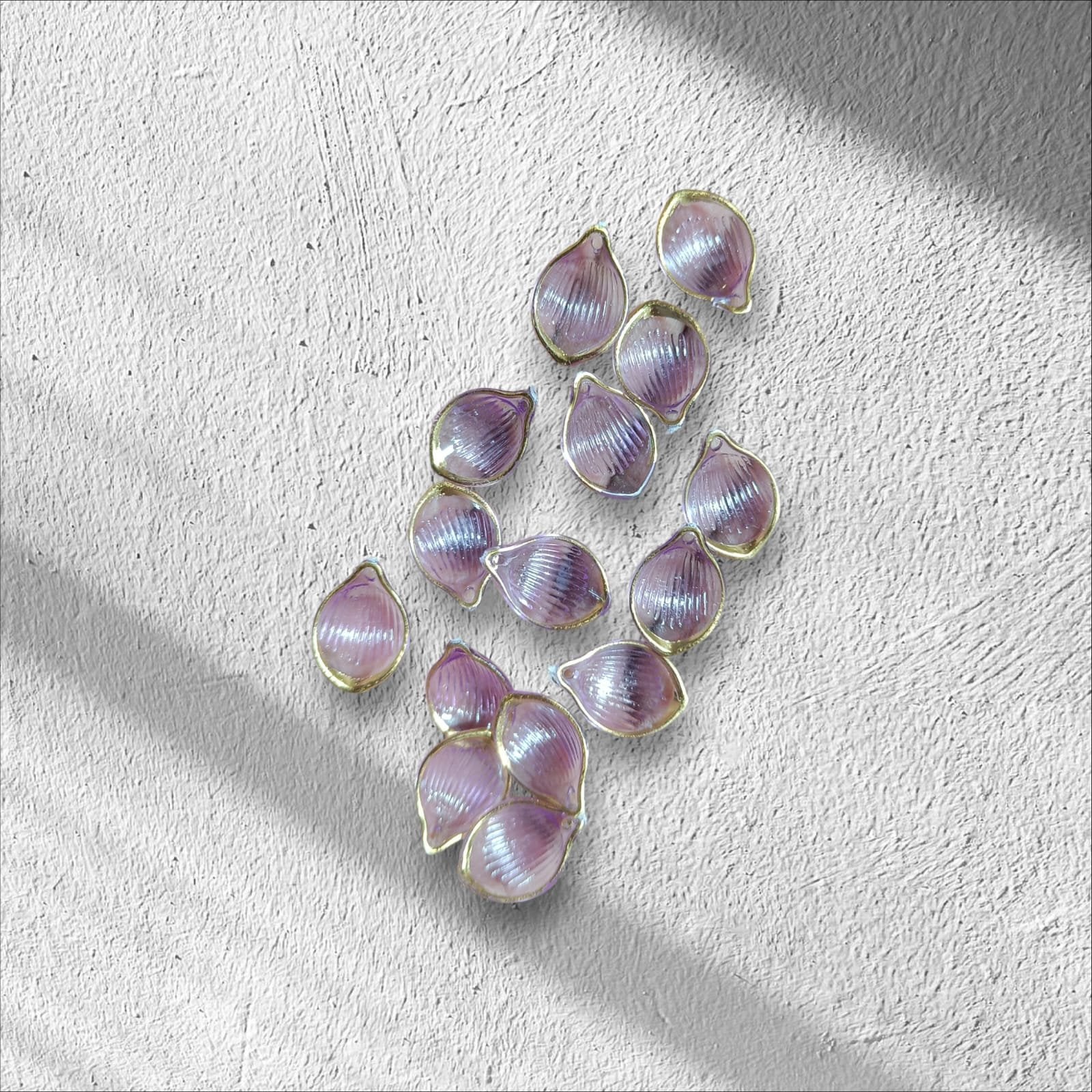 Purple Coconut Leaf Petals