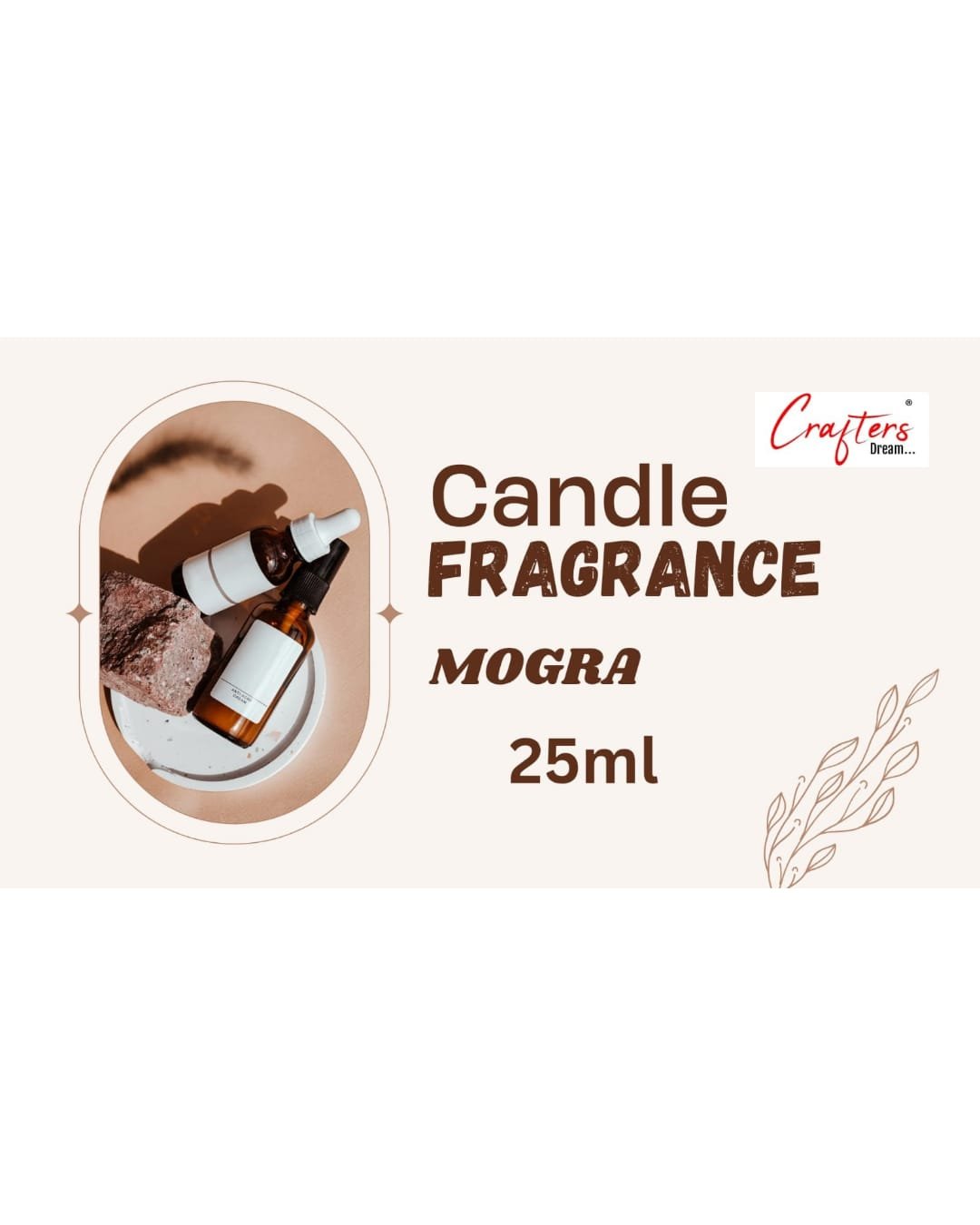 Mogra Candle Fragrance - 100ml