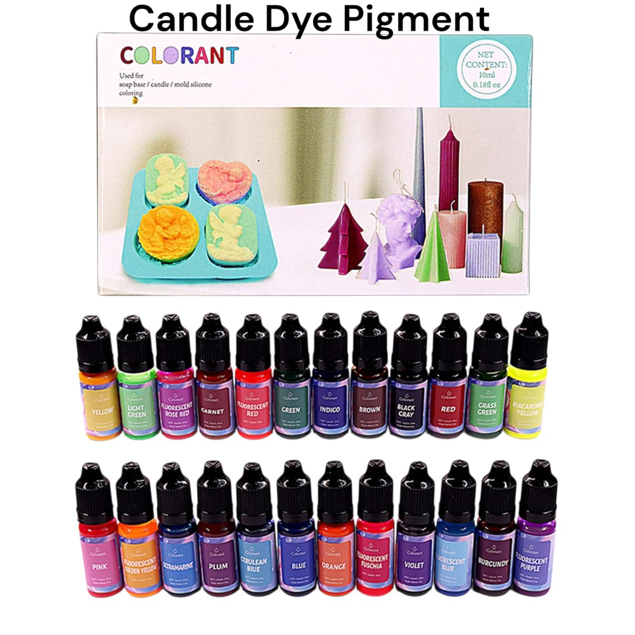 Candle Dye Pigment (RAWRP-13) 10ML - 24pc