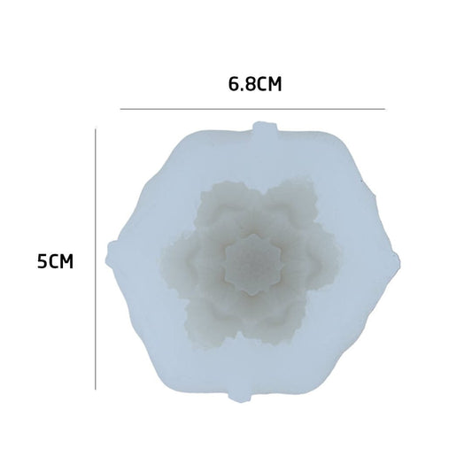 Handmade 3D Lotus Flower Candle Mould - (HM0190)