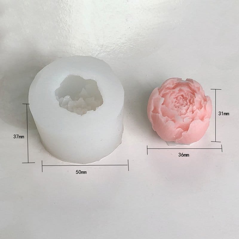 Handmade 3D Flower Candle Mould - (HM0181)