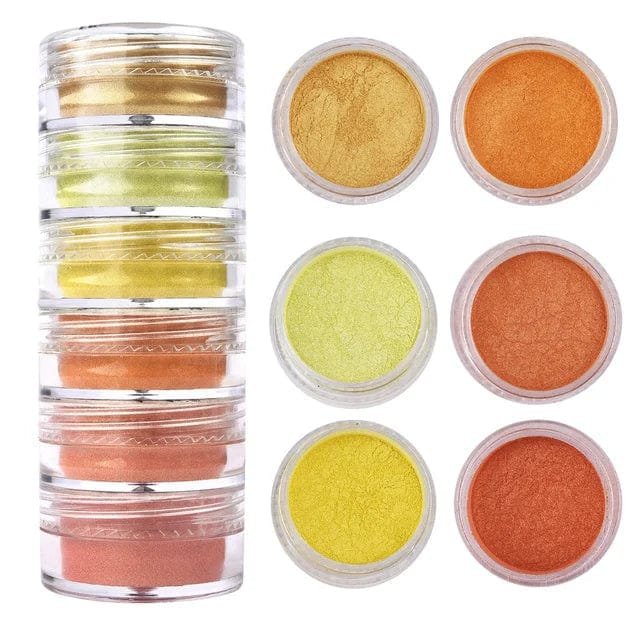 6 Shade Pearl Mica Powder (G) (123007)