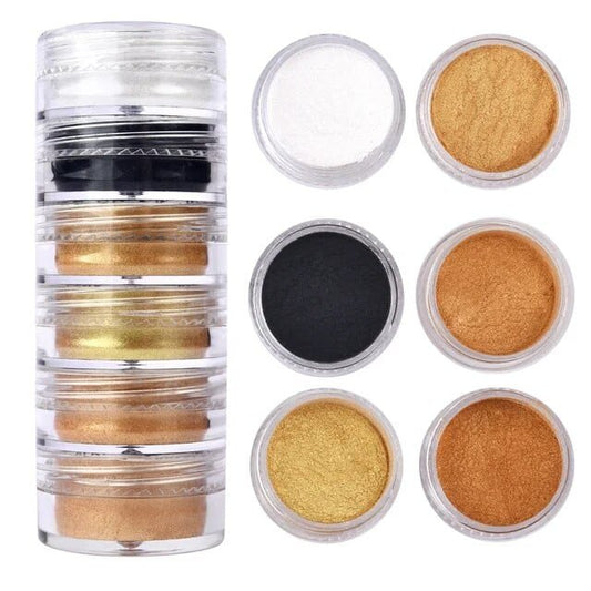 6 Shade Pearl Mica Powder (F) (123006)