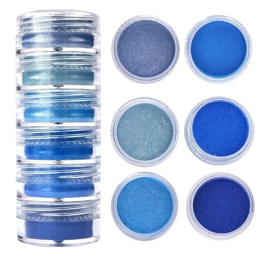 6 Shade Pearl Mica Powder (C) (123003)