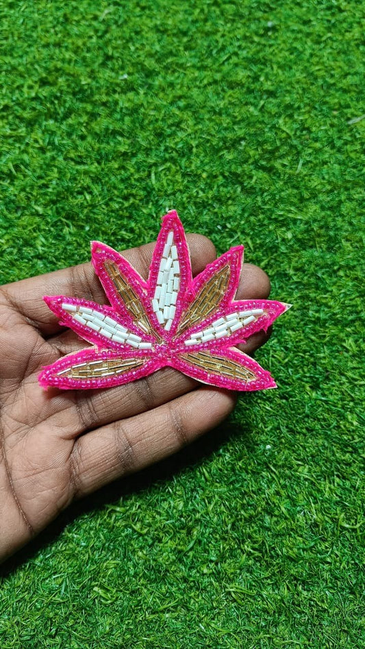 Pink Lotus Bullian Buti Patches - 10pc