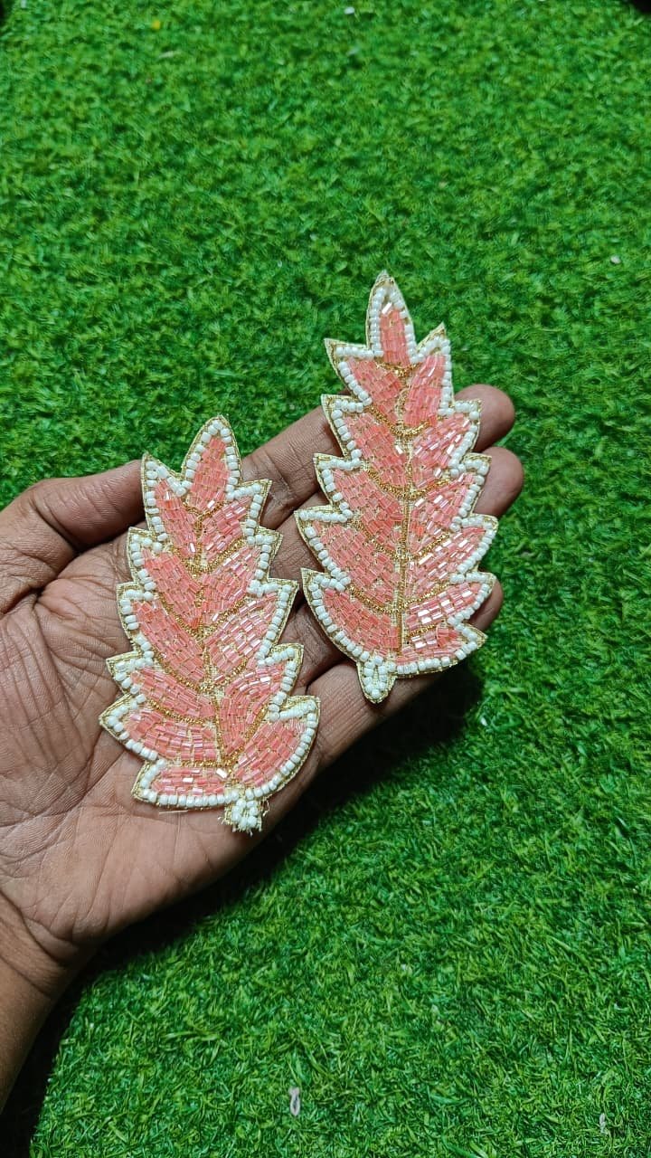 Leaf Buti Patches Peach - 10pc