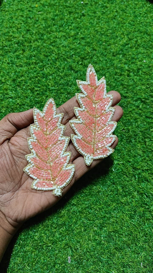 Leaf Buti Patches Peach - 10pc