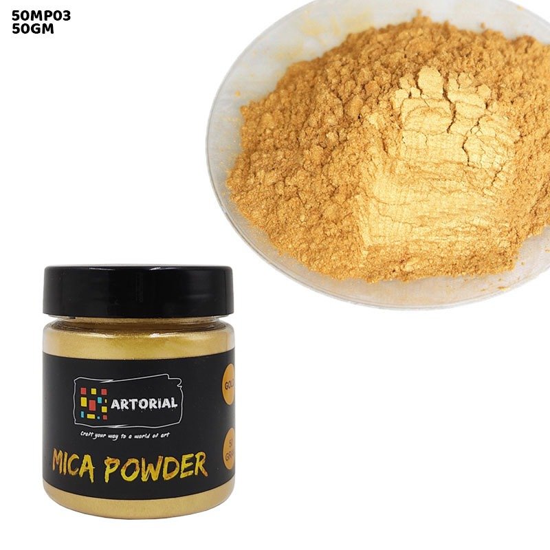 Mica Pearl Powder 50GM Gold (50MP03)
