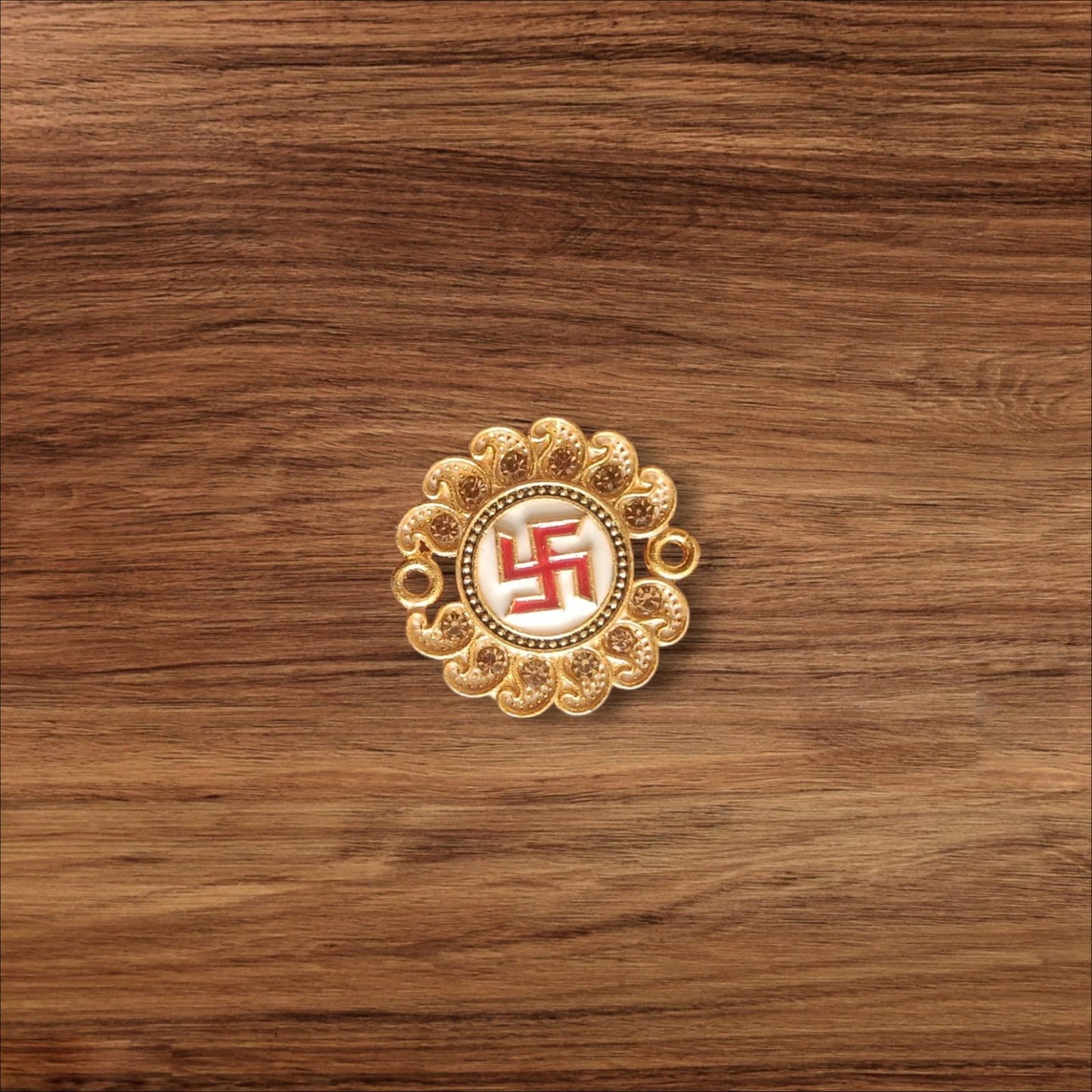 Round Satiya Rakhi Charms - 1pc