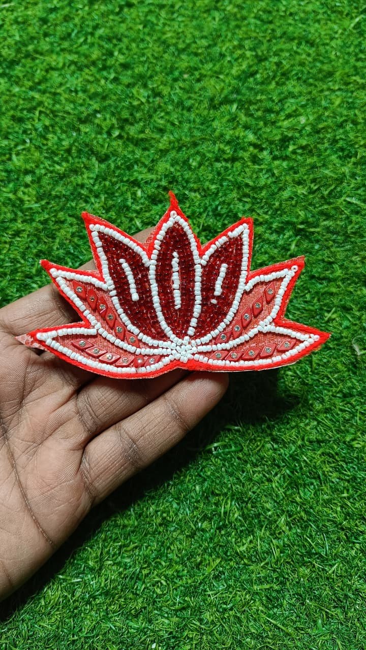 Red Stone Lotus Buti Patches - 10pc