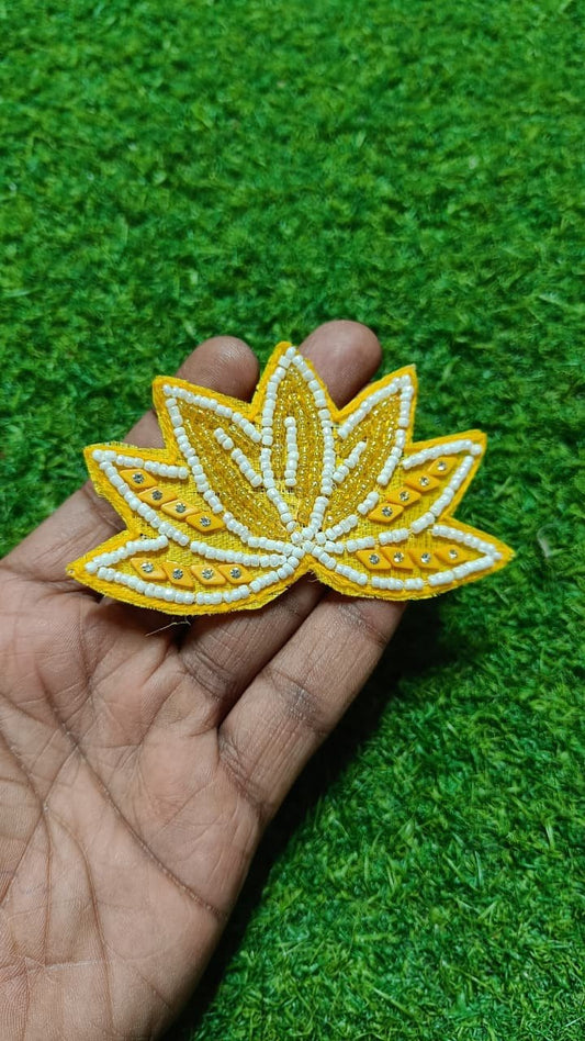 Yellow Stone Lotus Buti Patches - 10pc