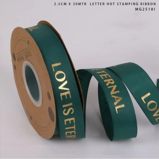Korea Ribbon Love Is Eternal 2.5cm*30mtr (MG2518I)