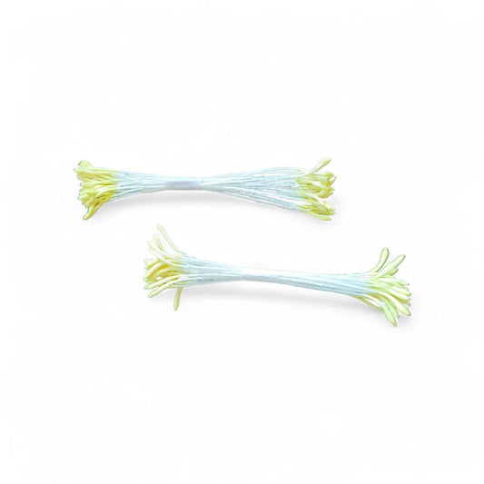 Artificial Micro Light Yellow Pollen (No7) - 2 Bunches