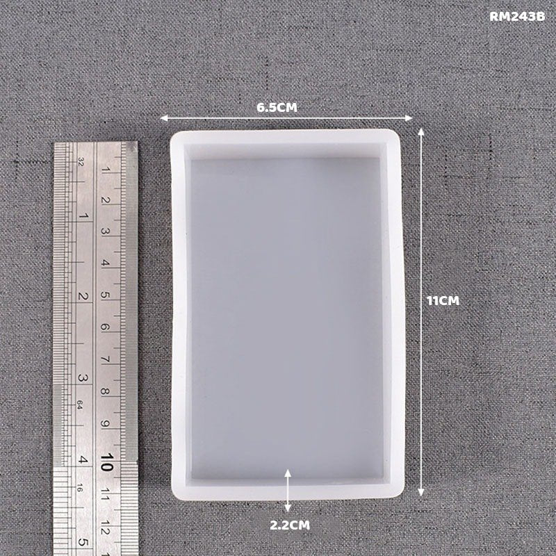Silicone Rectangular Cubic Mould RM243B (6.5*11cm 22mm) - 1pc