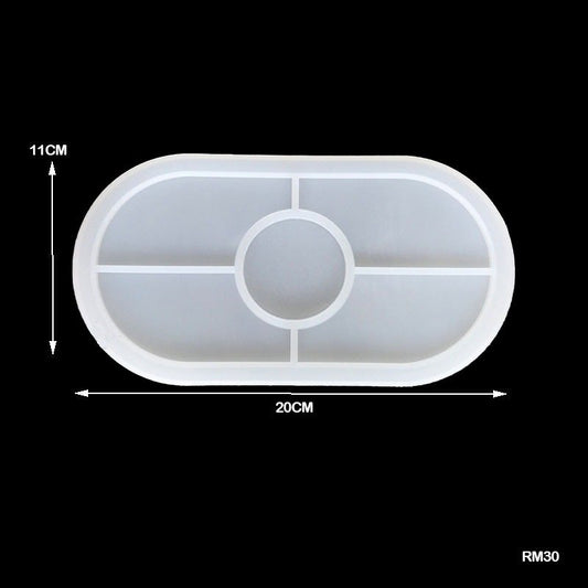 Silicone Mould Capsul Tray RM30 (20*11cm) - 1pc