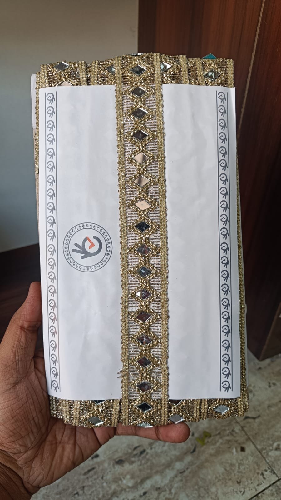Designer Mirror Lace (No20) - 9metre