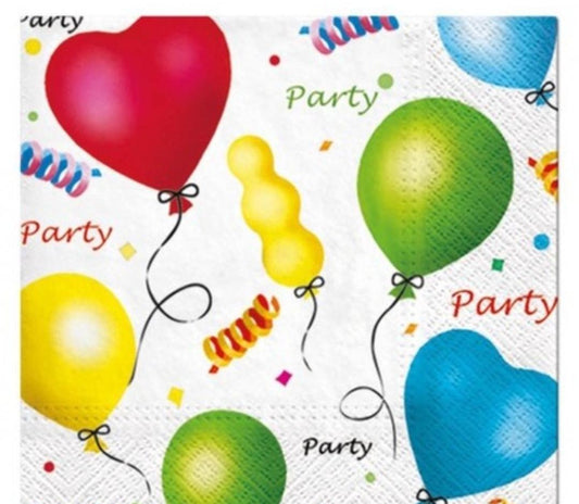 Birthday Party Decoupage Tissue- 20 Sheet