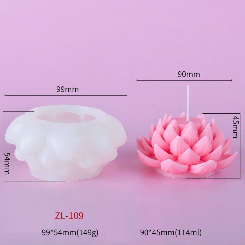 Candle Silicon Mould (ZL109)