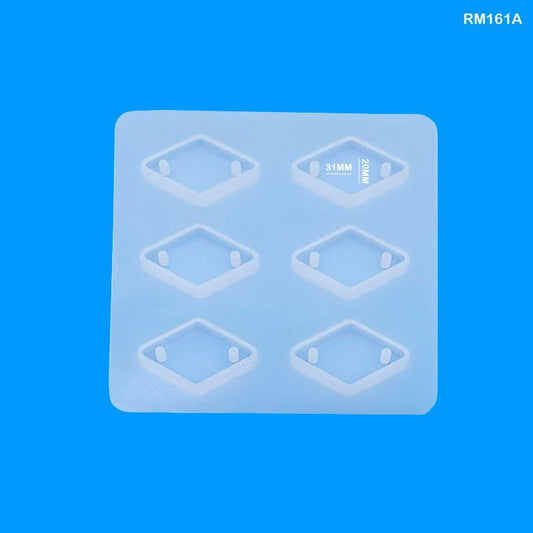 Rakhi Silicone Mould 6 Cavity Rhombus (RM161A)