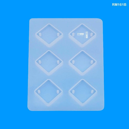 Rakhi Silicone Mould 6 Cavity Rhombus (RM161B)