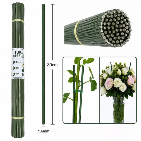 Green Floral Stem Wire 500gm (1.6mm*30cm)
