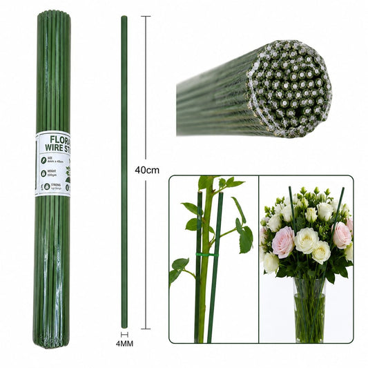Green Floral Stem Wire 500gm (4mm*40cm)