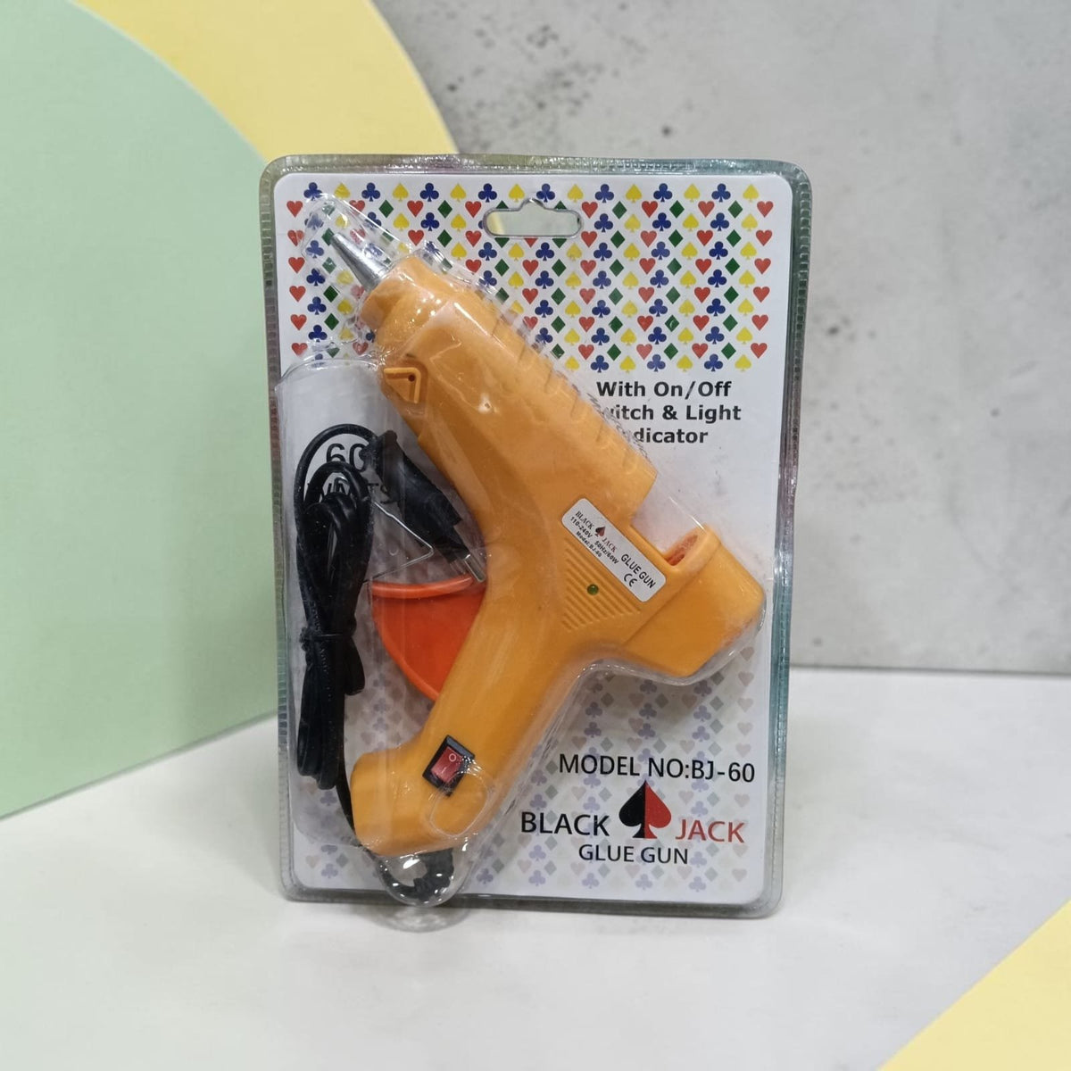 Black Jack Glue Gun with Switch (BJ60)  - 1pc