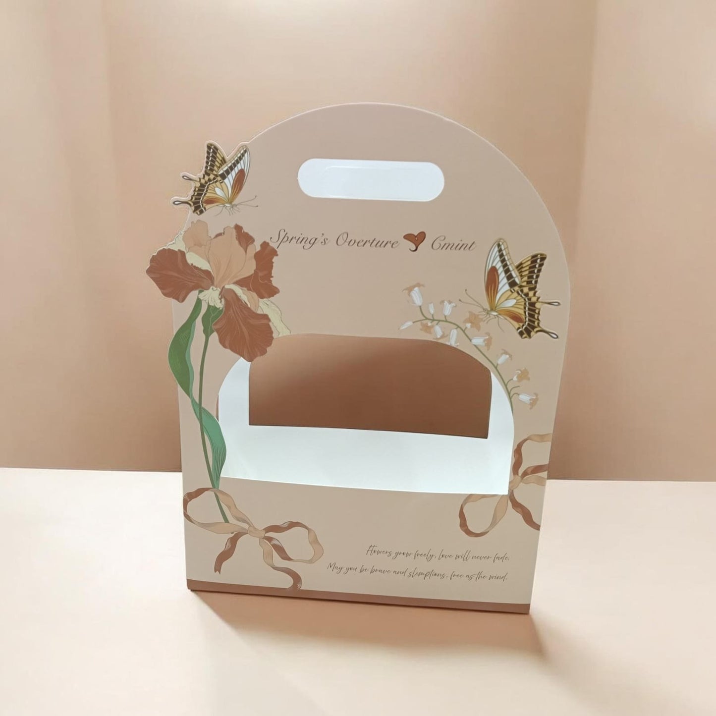 "Spring's Overture Cmint" Flower Bag - 1pc