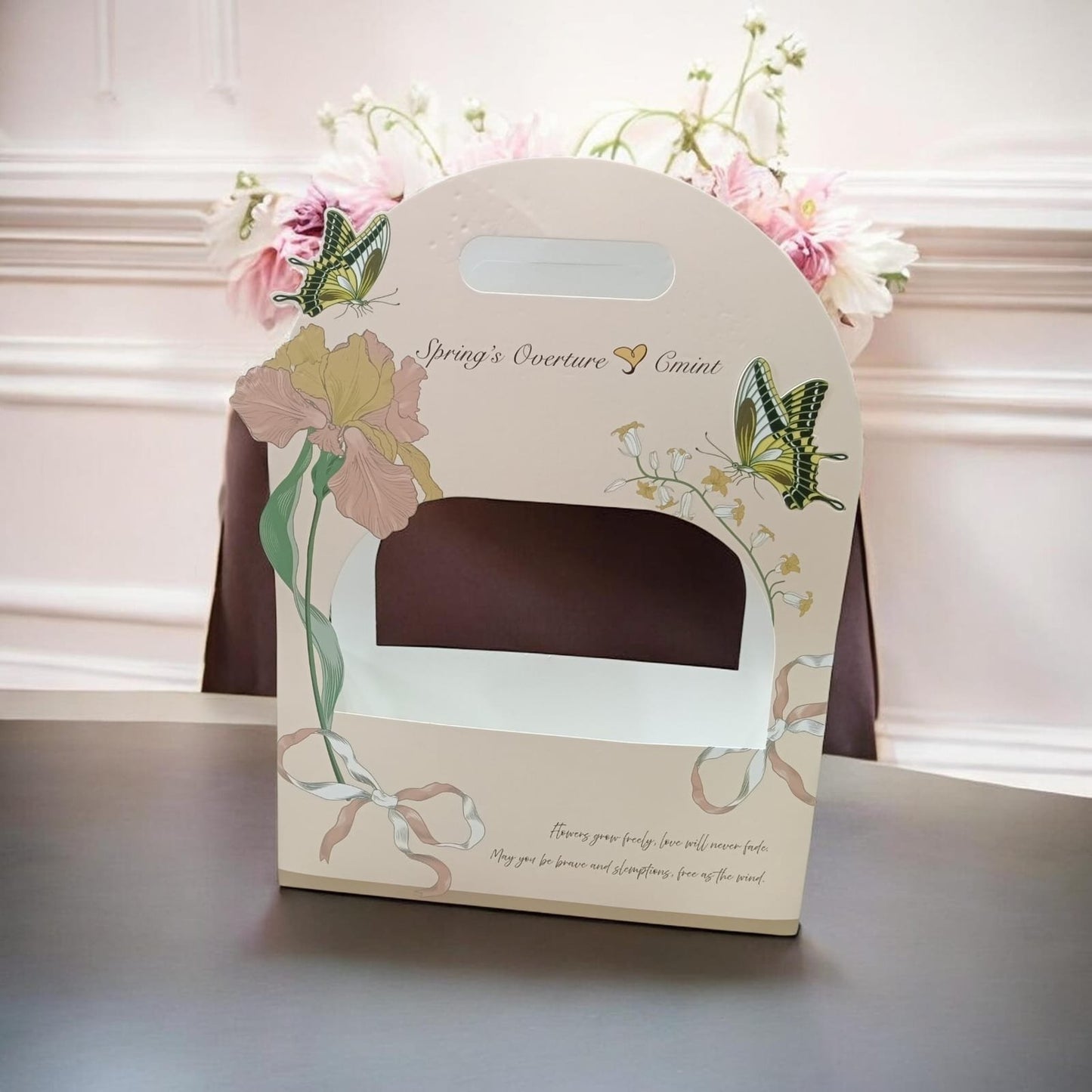 "Spring's Overture Cmint" Flower Bag - 1pc