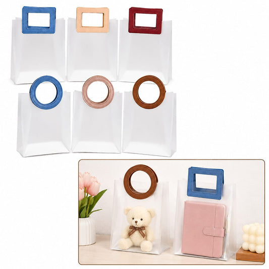 TRANSPARENT PVC GIFT BAG 16X18.5X8CM (MAKPLBG08) - 1pc