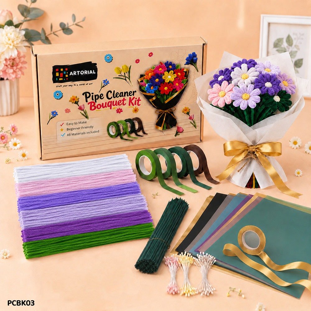 DIY Pipe Cleaner Bouquet Kit (PCBK03)