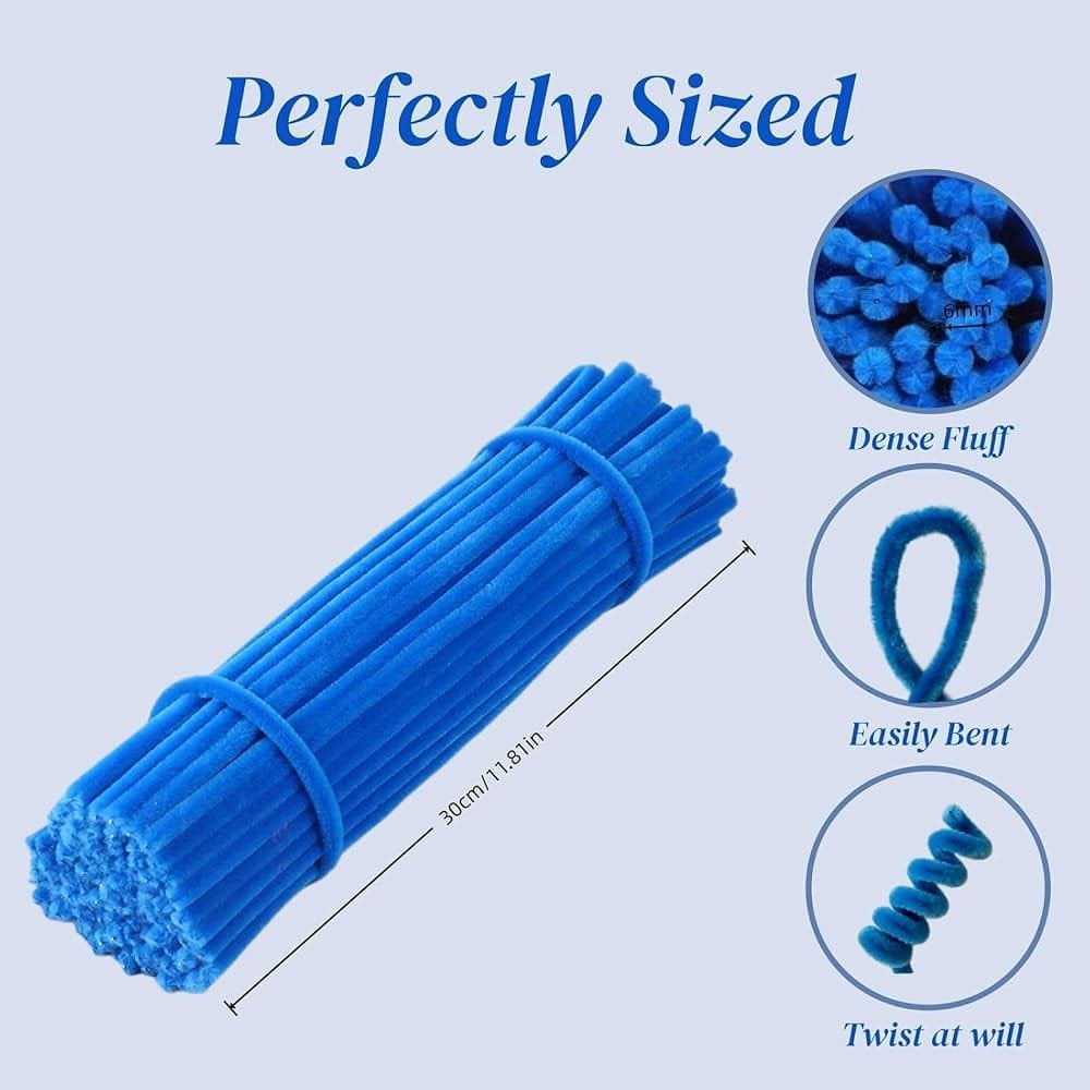 Plain Pipe Cleaner 8mm (A54) – 100pc