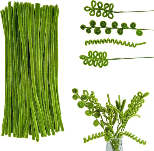 Plain Pipe Cleaner 8mm (A30) - 100pc