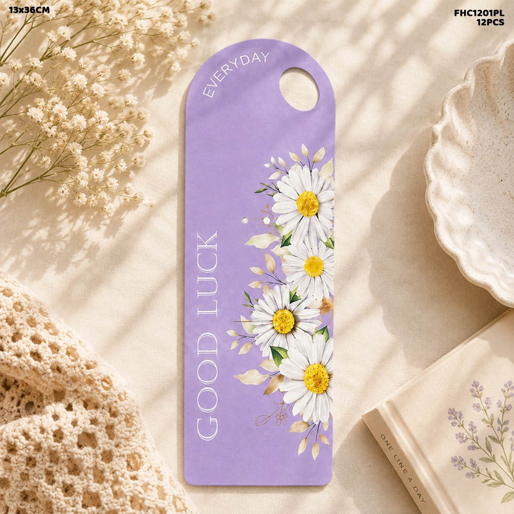 Flower Holder Card Purple (FHC1201PL) - 12pc