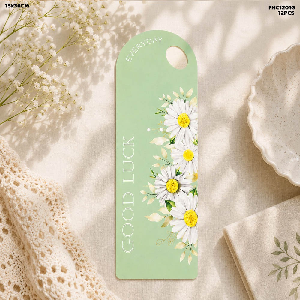Flower Holder Card Green (FHC1201G) - 12pc