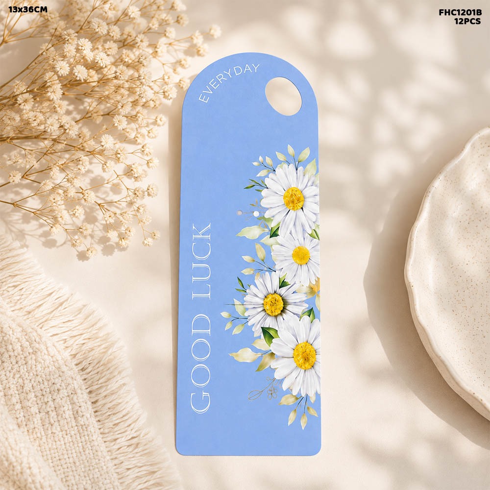 Flower Holder Card Blue (FHC1201B) - 12pc