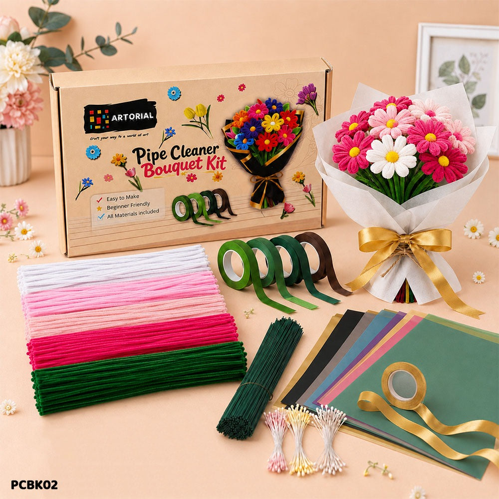 DIY Pipe Cleaner Bouquet Kit (PCBK02)