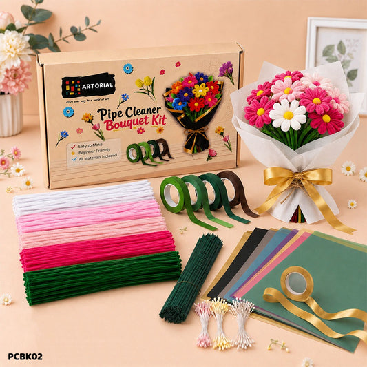 DIY Pipe Cleaner Bouquet Kit (PCBK02)