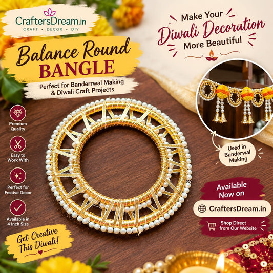Round Balance Bangle 6inch - 10pc