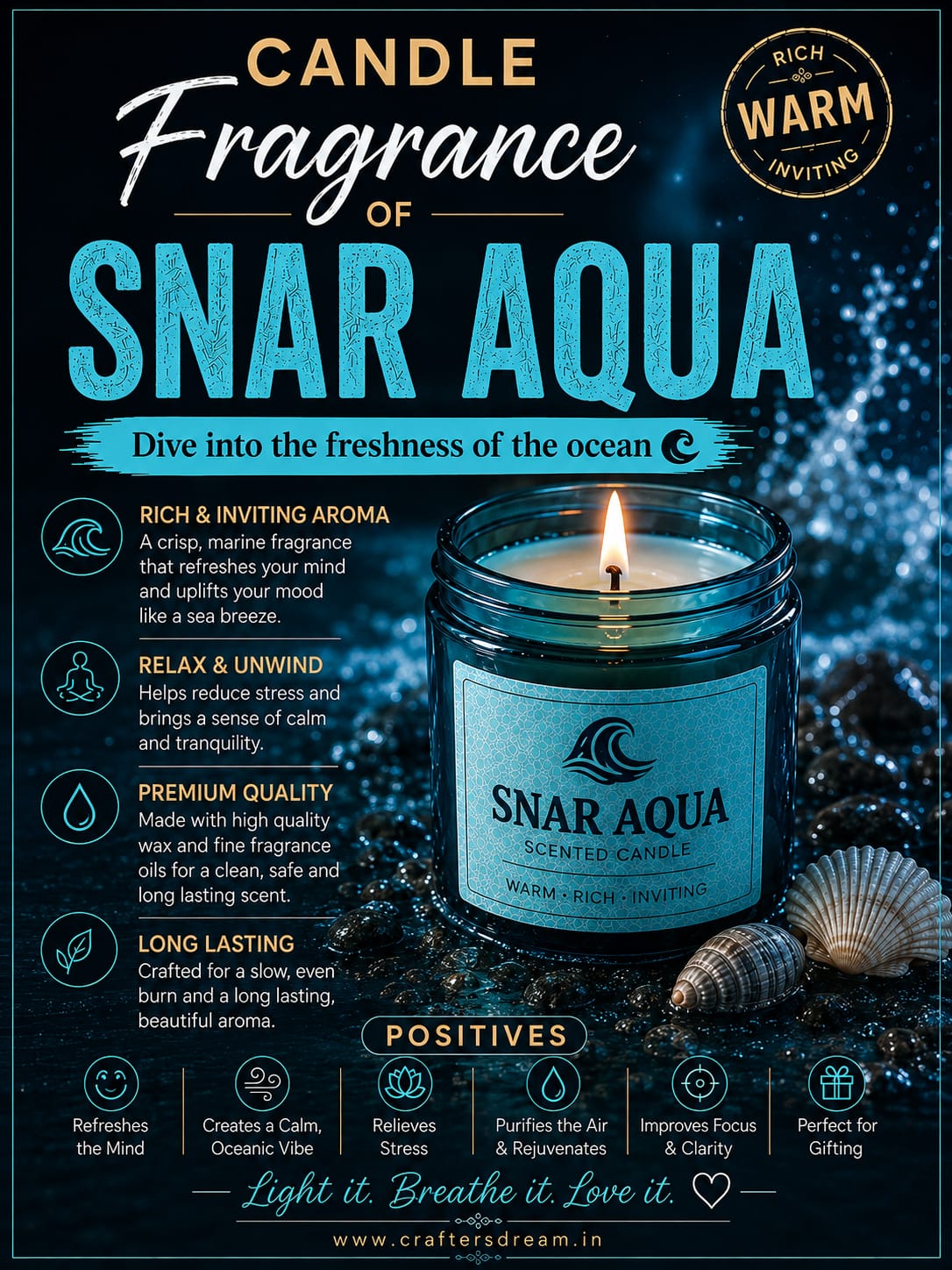 Aqua Candle Fragrance - 100ml