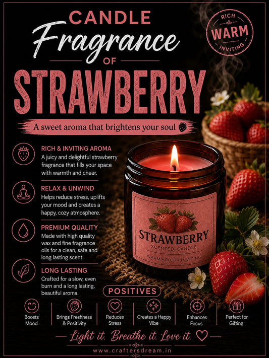 Strawberry Candle Fragrance - 100ml
