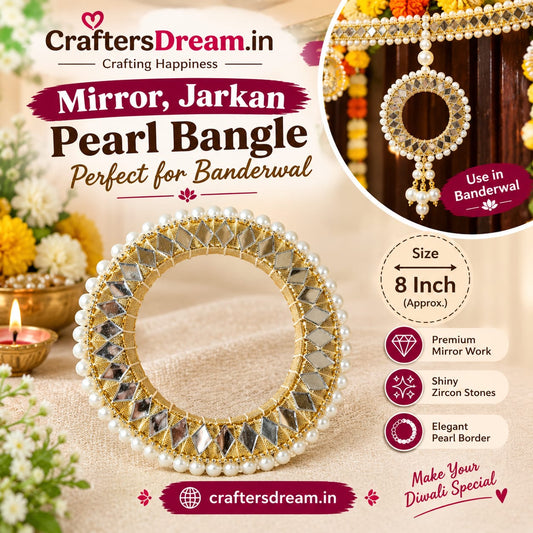 Mirror Jarkan Pearl Bangle 8inch