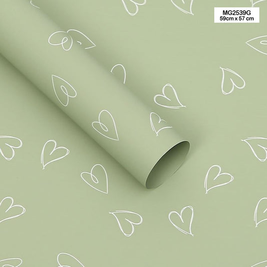 Wrapping Paper Plastic Sheet (MG2539G) – 20Sheets